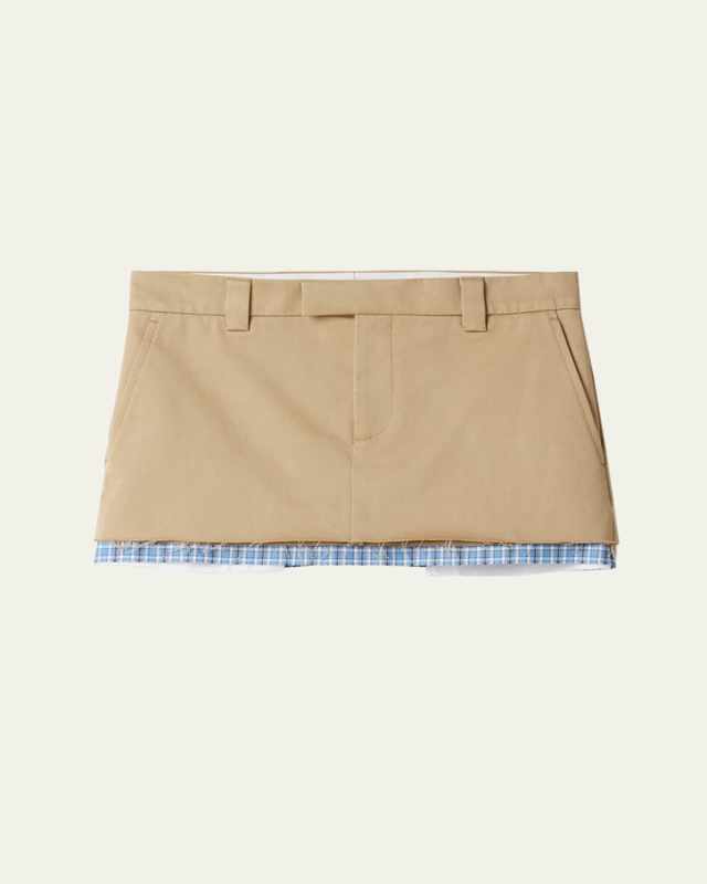 Mini Chino Skirt